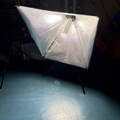 撮影用照明  高さ調整可 　80〜165cmの画像