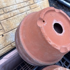 素焼き鉢①の画像