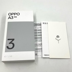 OPPO A3 5G ブラック simフリーの画像