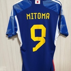 adidas 日本代表 ユニフォーム　三笘薫　サッカー　シャツ　古着の画像