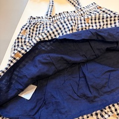 70サイズ　GAPワンピース&ヘアバンドの画像