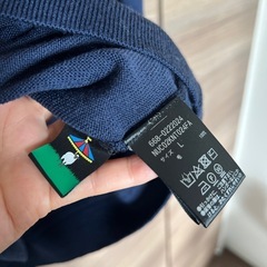 お得‼️美品　UNIQLO  ダウン✖️ニットの画像