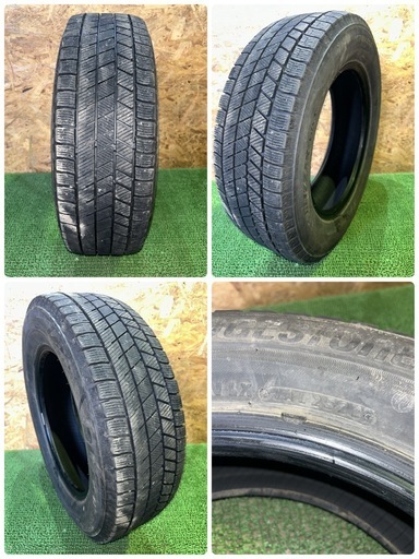 法人販売★BS VRX3 185/65R15 23年製 スタッドレス 4本セット センター8.3mm サイド7.6mm