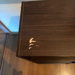 ワゴンキャスター付き収納カートと3段ぼっボックスの画像