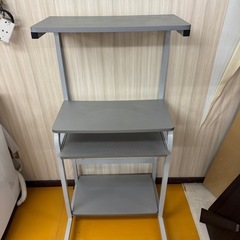 【キャスター付きパソコンラック／プリンター台】の画像