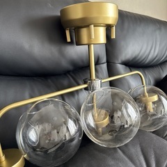 定価24200円　AIRCORNO 035 アンティーク調 天井照明 3灯　の画像