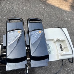 電動自転車バッテリー二個つきの画像