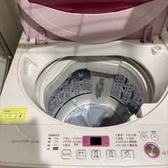 シャープ　洗濯機の画像