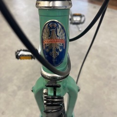 【希少・名作】ビアンキ FRETTA 18インチ チェレステカラー 折りたたみ自転車 (BD-1 OEM) の画像