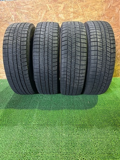 法人販売★ダンロップ WM03 195/65R16 23年製 スタッドレス 4本セット センター＆サイド9mm