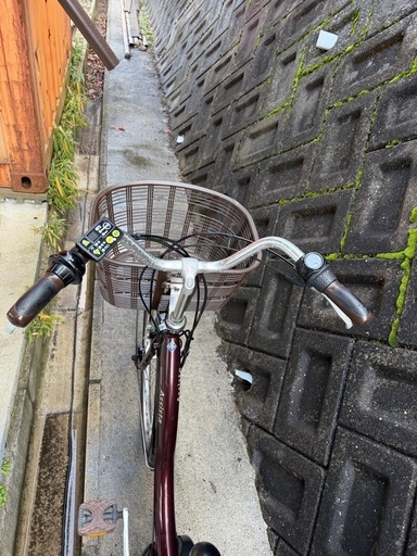 ブリヂストン アシスタ 26インチ ブラウン バッテリー  12.8Ah 電動自転車【中古】