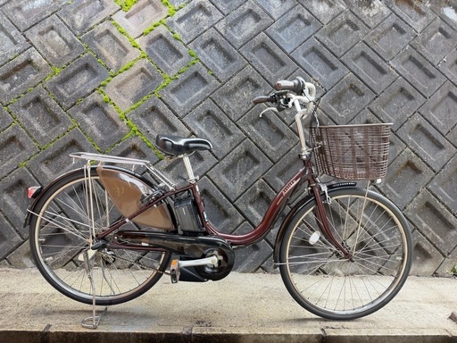 ブリヂストン アシスタ 26インチ ブラウン バッテリー  12.8Ah 電動自転車【中古】