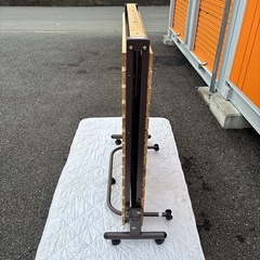 すのこ折り畳みシングルベッド②の画像