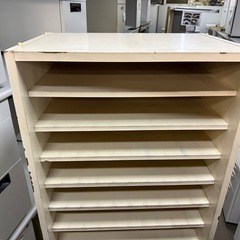 分別棚　キズ汚れあります　幅48 奥33 高さ153cmの画像