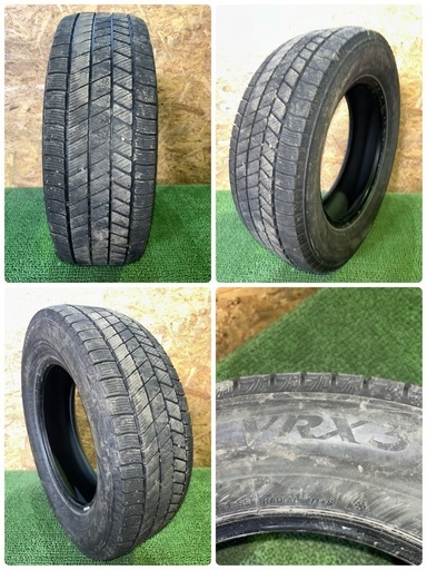 法人販売★BS VRX3 215/65R16 22年製 スタッドレス 4本セット センター7.5mm サイド7.0mm