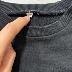 無地　黒
トレーナー120 の画像