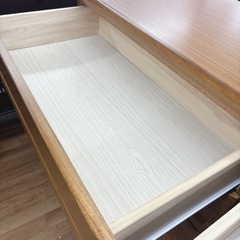 I377 🌈 ジモティー限定価格！ 後藤家具物産 国産天然木 5段チェスト ⭐ クリーニング済の画像