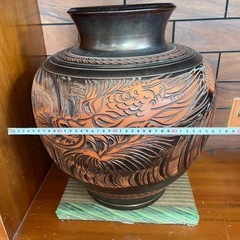 壺　焼き物　骨董品の画像