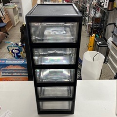 A2602-0505 SOFIA プラスチック製卓上収納ケース　5段　キズ汚れ有りの画像