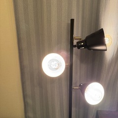 間接照明 スタンドライト フロアライト 電球つきの画像