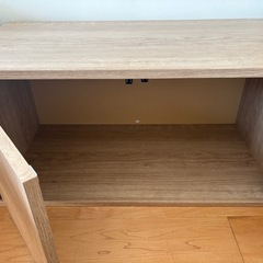 [ベルメゾン] ユニットシェルフ 自由に 組み合わせ 木製 オープンシェルフ・ラック ナチュラル C 扉の画像