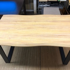 ダイニングテーブル テーブル 机 1枚板風 木製　幅140の画像