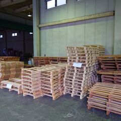 【法人/無料】【2/13(金)締切】木製パレット20〜30枚（DIY・薪用）0円・フォーク積込可の画像