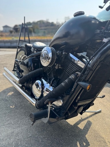 バルカン400classic  21インチ化ボバーカスタム
