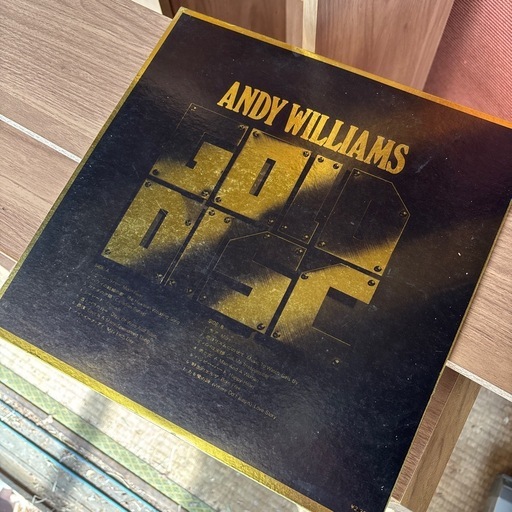 レコード　Andy Williams Gold disc　