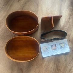 新品未使用　木製弁当箱　　　　 の画像