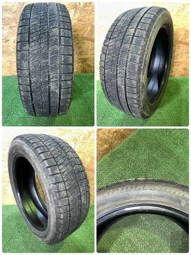 法人販売★BS VRX2 215/50R18 20年製 スタッドレス 4本セット センター9.0mm サイド8.0mm