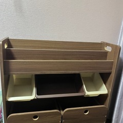 おもちゃ＆本　収納棚の画像