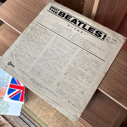 レコード　Meet the Beatles!　