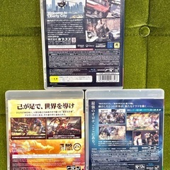 PS3ソフト 3本セット グランドセフトオートIV キングダムズ オブ アマラー 無双OROCHIの画像
