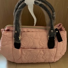 Lake Alster ピンク キルティング 2way バッグの画像
