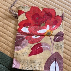 和柄　巾着袋　小物入れの画像