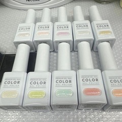 ネイル ベース＆トップ＆カラー10色の画像