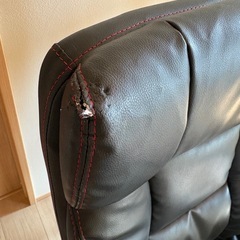 【在宅ワークに】ドウシシャ ハイバック オフィスチェア ブラックの画像