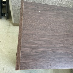 坂2602-461 ブラウン系シンプルな3段カラーボックス 傷汚れ有り
の画像