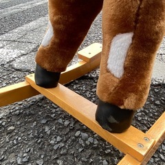 📣中古家具は朝霞市の当店へ‼️　木馬　ロッキングホース　おもちゃ　子供　キッズ　幅30×奥77×高63cm　朝霞市　リサイクルショップ　ケイラック朝霞田島店　志木市　和光市　GM520の画像