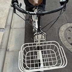 電動自転車(bikke 2 e)レインカバー付きの画像