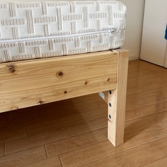 ディノス　ひのき　シングルベッドの画像