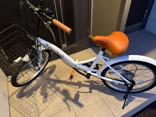 シマノ6段変速ギア付き折りたたみ自転車 (、) 古河の折りたたみ自転車