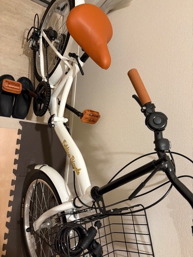 シマノ6段変速ギア付き折りたたみ自転車