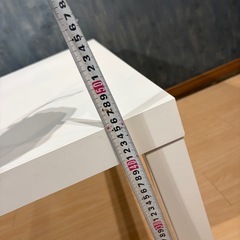 IKEA LACK ローテーブル 白 幅90×奥行55×高さ45cm 店舗使用 小傷あり 引取限定の画像