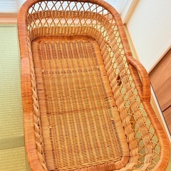 ゆりかご★ラタン　籐★ビンテージの画像