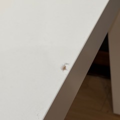 IKEA ローテーブル 白 美品 1箇所塗装剥げあり（引き取り）の画像