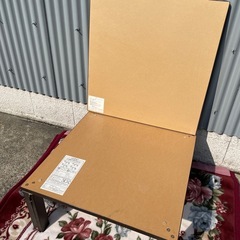 中古品 こたつ  木目調 正方形 ローテーブル 座卓 の画像