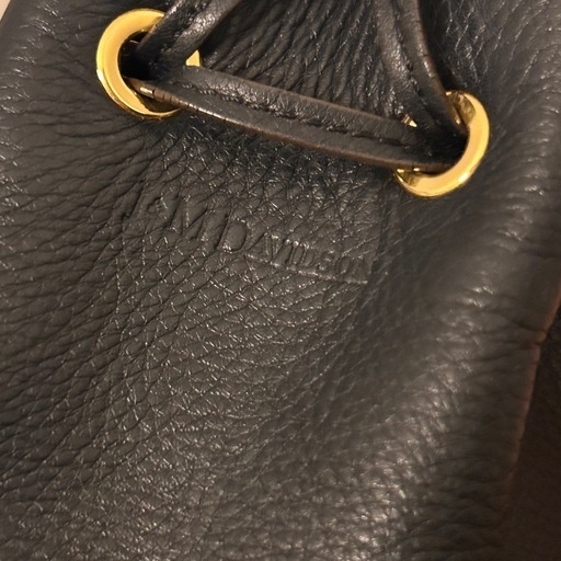 J&M Davidson フリンジバッグ　ショルダー　ハンド　2way ブラック　ゴールド