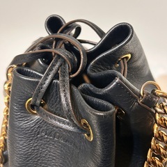 J&M Davidson フリンジバッグ　ショルダー　ハンド　2way ブラック　ゴールドの画像